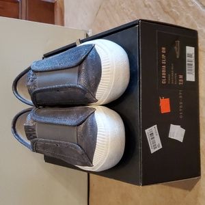 Frye Claudia Slip On Silver